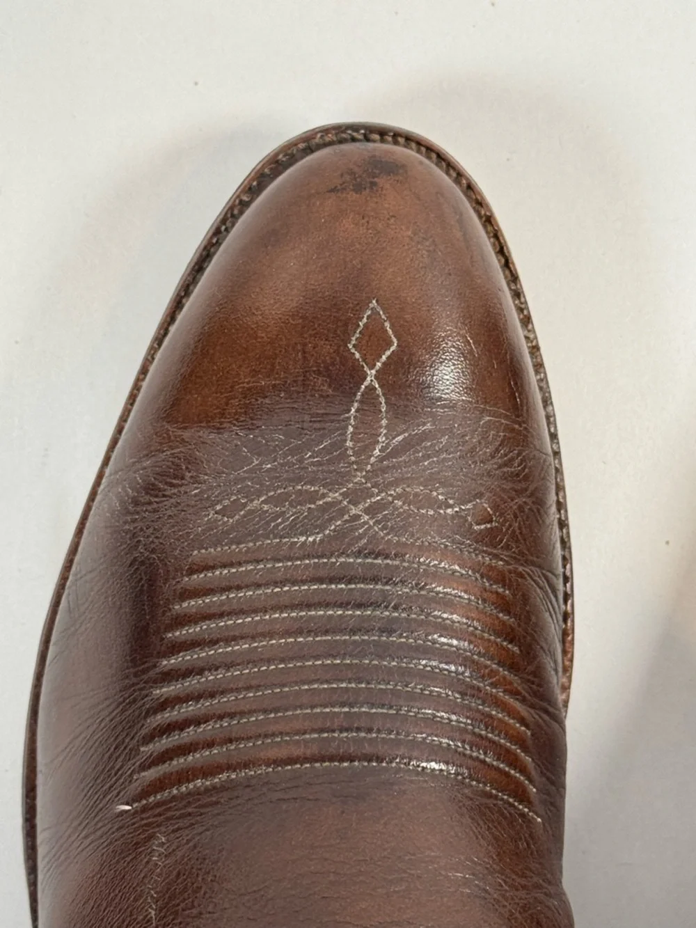 Lucchese San Antonio Men’s Vintage Cowboy Boots Size 10.5 D #6472 Made In USA - Picture 8 of 16